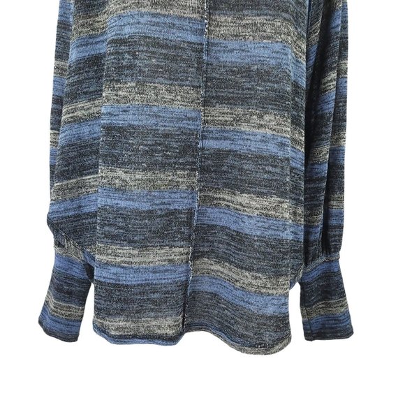 Free People Carolina Hacci Striped Sweater Size M NO SIZE TAG Balloon Sleeve - Picture 7 of 12